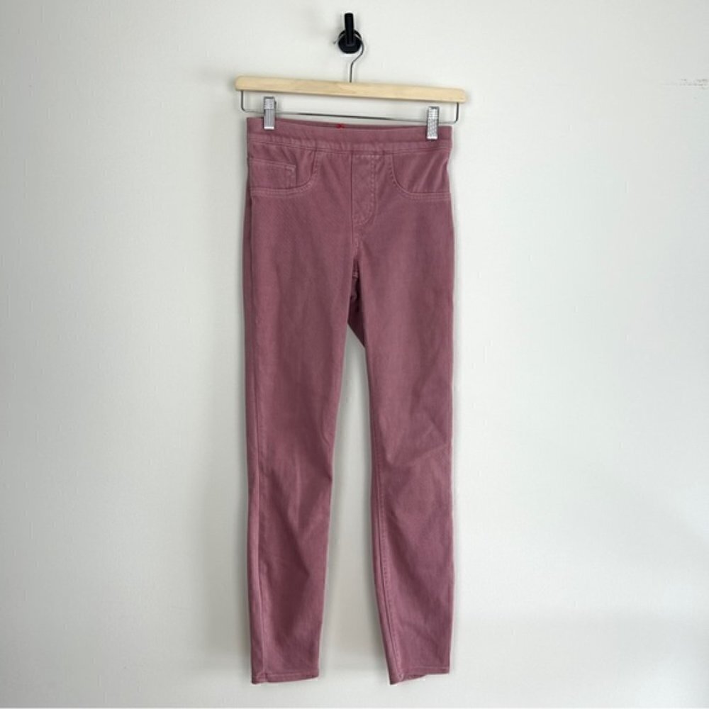 SPANX Jean-ish Ankle pink Leggings - Picture 2 of 6